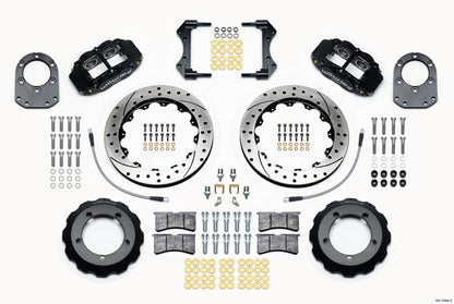 66-75 FORD BRONCO,FRONT,12.90",BLACK,DRILLED