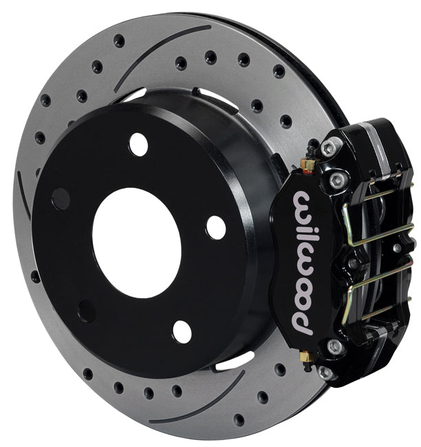 66-75 BRONCO,SMALL,REAR,12.19" DRILLED ROTORS,BLACK