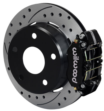 66-75 BRONCO,SMALL,REAR,12.19" DRILLED ROTORS,BLACK