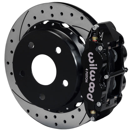 66-75 BRONCO,SMALL,REAR,12.90" DRILLED ROTORS,BLACK