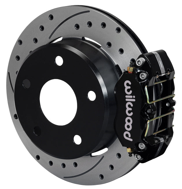 66-77 BRONCO,BIG,REAR,12.19" DRILLED ROTORS,BLACK