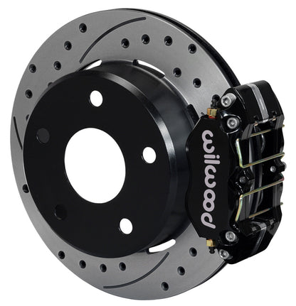 66-77 BRONCO,BIG,REAR,12.19" DRILLED ROTORS,BLACK