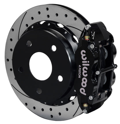 66-77 BRONCO,BIG,REAR,12.90" DRILLED ROTORS,BLACK
