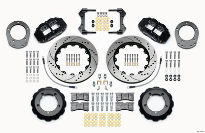 76-77 FORD BRONCO,FRONT,14" DRILLED ROTORS,BLACK