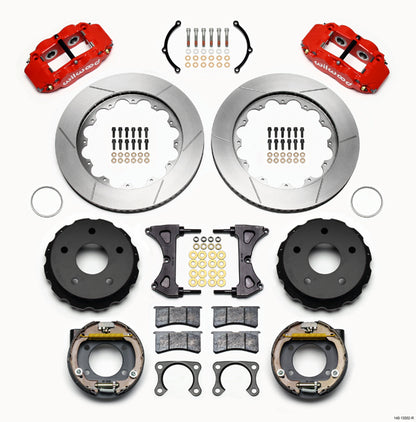 66-75 BRONCO,SMALL FORD,REAR,14",RED