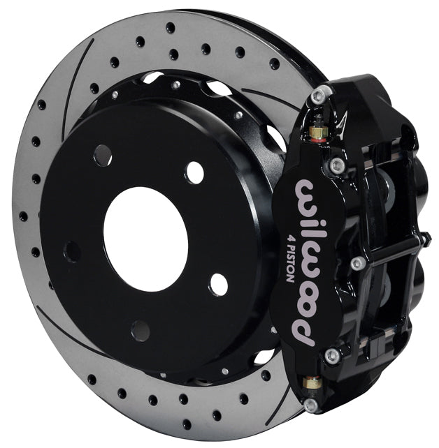 66-77 BRONCO,BIG FORD,REAR,14",BLACK,DRILLED