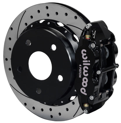 66-77 BRONCO,BIG FORD,REAR,14",BLACK,DRILLED