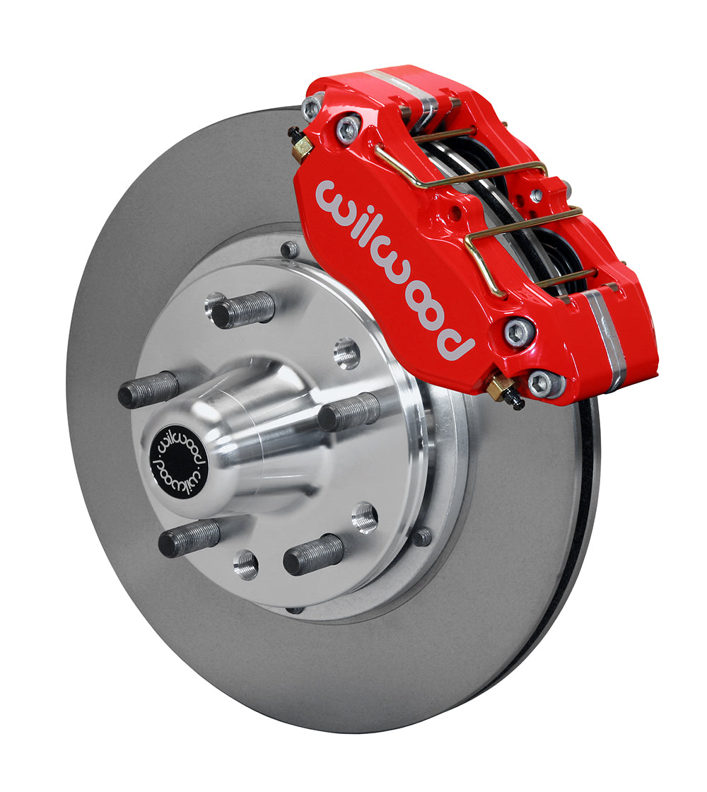 65-69 FORD MUSTANG,FRONT,DP DUST BOOT,11" ROTORS,RED CALIPERS