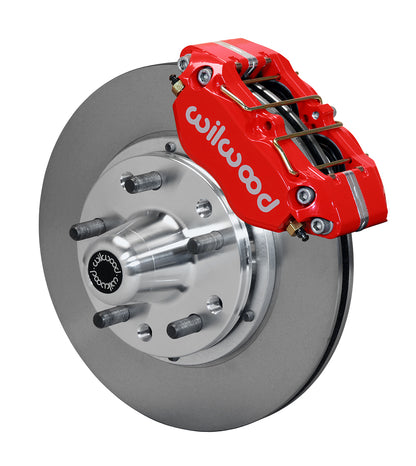 65-69 FORD MUSTANG,FRONT,DP DUST BOOT,11" ROTORS,RED CALIPERS