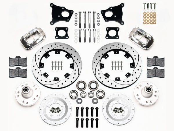 69-76 AMC BRAKE KIT,FRONT,12",DRILLED,POLISH