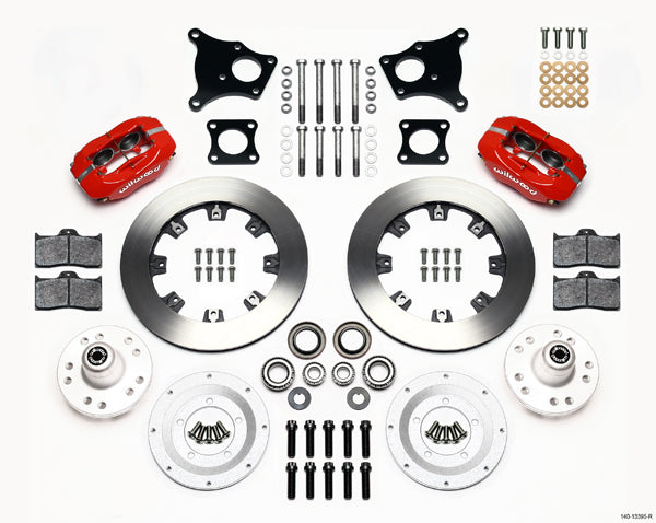 69-76 AMC BRAKE KIT,FRONT,FDL,12",RED