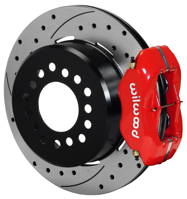 71-74 AMC KIT,2.60",REAR PB,12" DRILLED ROTORS,RED