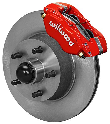 65-69 FORD MUSTANG KIT,FRONT,11.30" ROTORS,RED CALIPERS