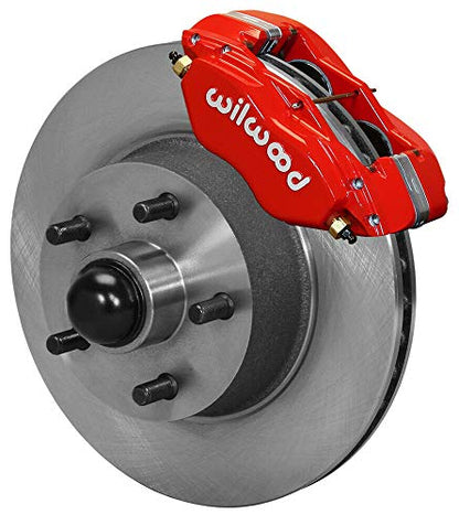 65-69 FORD MUSTANG KIT,FRONT,11.30" ROTORS,RED CALIPERS