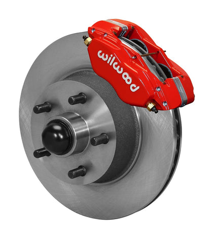 70-73 FORD MUSTANG KIT,FRONT,11.30" ROTORS,RED CALIPERS