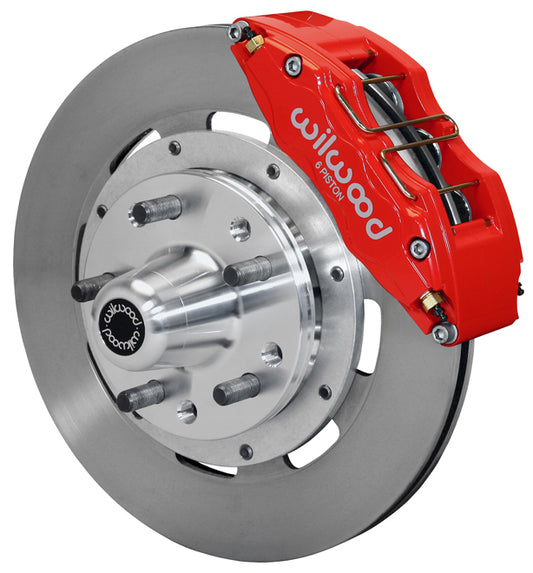 69-76 AMC BRAKE KIT,FRONT,DP6,12",RED