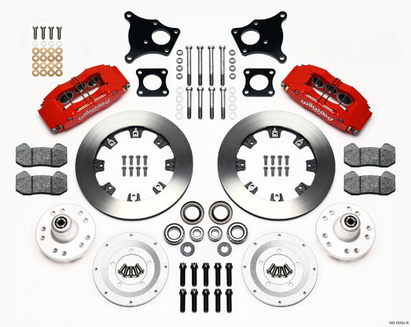 69-76 AMC BRAKE KIT,FRONT,DP6,12",RED