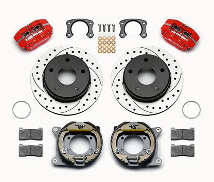 BIG FORD NEW KIT,5 x 5.5",REAR,12",DRILLED,RED