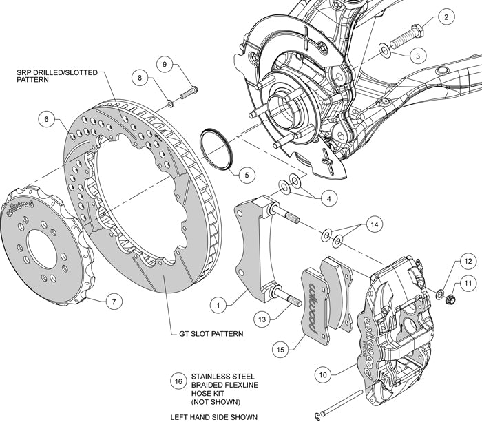 14-UP CORVETTE C7,FRONT,14.25",BLACK