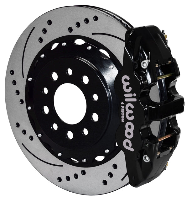 14-UP CORVETTE C7,REAR,14.25" DRILLED ROTORS,BLACK