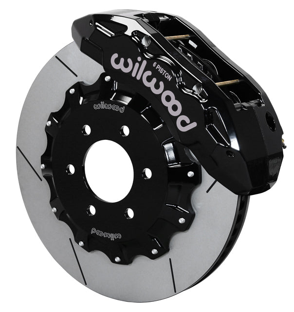 10-UP FORD F-150 FRONT DISC BRAKE KIT,TX6R 6 PISTON,15.50" ROTORS,BLACK CALIPERS
