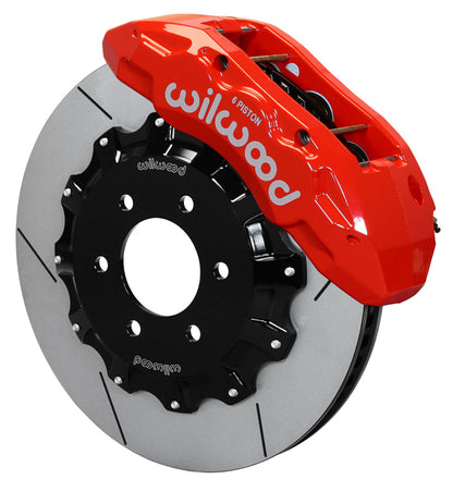 10-UP FORD F-150 FRONT DISC BRAKE KIT,TX6R 6 PISTON,15.50" ROTORS,RED CALIPERS