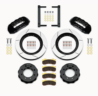 05-12 FORD F-250,F-350 4WD FULL DISC BRAKE KIT,LINES,6 PISTON,16"/15" ROTORS,BLK
