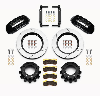 05-12 FORD F-250,F-350 4WD FULL DISC BRAKE KIT,LINES,6 PISTON,16"/15" ROTORS,BLK
