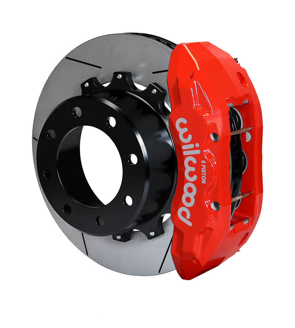 05-12 FORD F-250,F-350 4WD REAR DISC BRAKE KIT,TX6R 6 PISTON,15.5" ROTORS,RED