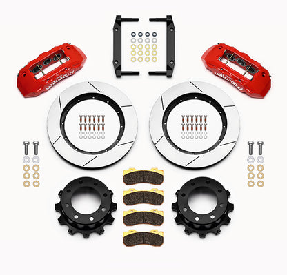 05-12 FORD F-250,F-350 4WD REAR DISC BRAKE KIT,TX6R 6 PISTON,15.5" ROTORS,RED