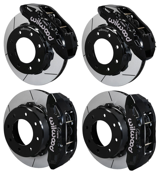11-19 GM 2500HD,3500HD FULL DISC BRAKE KIT,13" ROTORS,BLACK CALIPERS