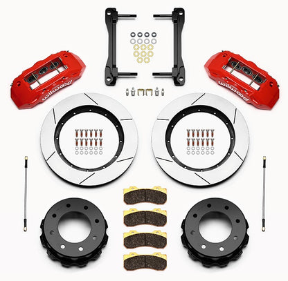 11-19 GM 2500HD,3500HD FULL DISC BRAKE KIT,13" ROTORS,RED CALIPERS