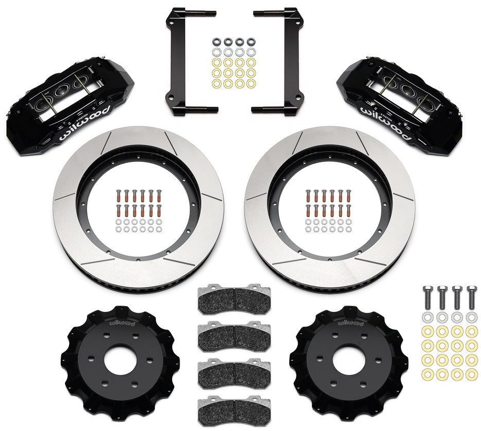 99-18 GM 1500 TRUCK/SUV,FRONT,TX6R 6 PISTON BLACK CALIPERS,16" ROTORS