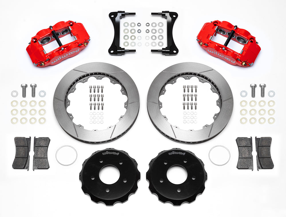 07-18 JEEP WRANGLER JK,FRONT,13" ROTORS,RED CALIPERS