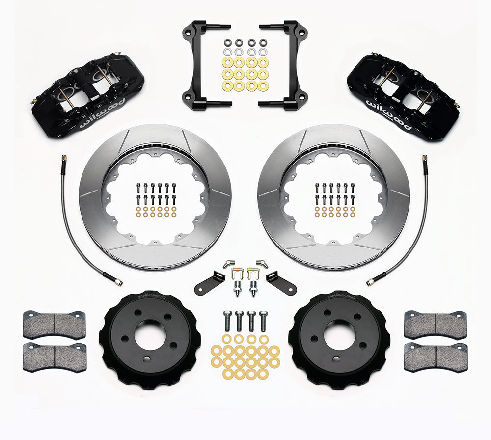 15-23 MUSTANG FULL DISC BRAKE KIT,14" ROTORS,BLACK CALIPERS