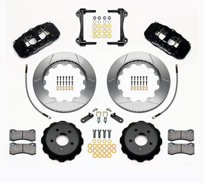 15-23 MUSTANG FULL DISC BRAKE KIT,14" ROTORS,BLACK CALIPERS