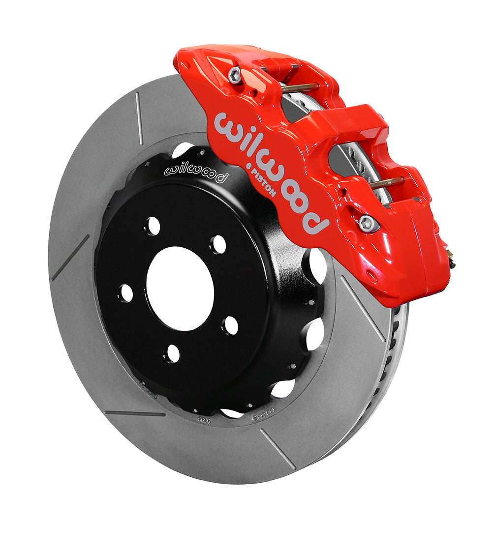 15-23 MUSTANG,FRONT,AERO6 RED CALIPERS,14" ROTORS