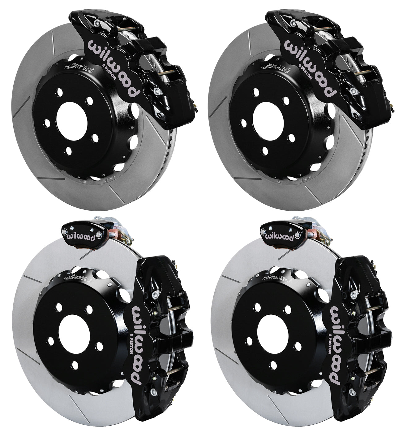15-23 MUSTANG FULL DISC BRAKE KIT,14" ROTORS,BLACK CALIPERS