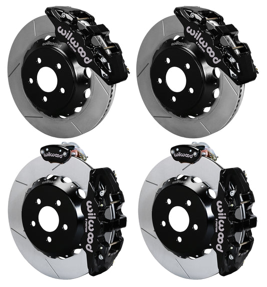 15-23 MUSTANG FULL DISC BRAKE KIT,14" ROTORS,BLACK CALIPERS