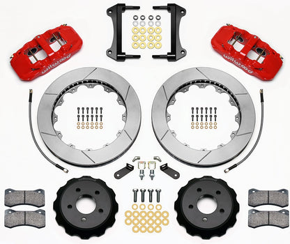 15-23 MUSTANG,FRONT,AERO6 RED CALIPERS,15" ROTORS