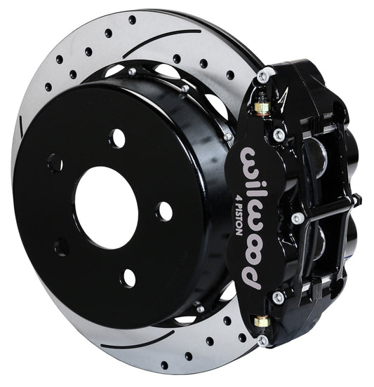 07-18 JEEP WRANGLER JK,REAR,13" DRILLED ROTORS,BLACK CALIPERS