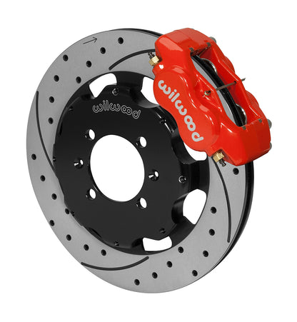 16-23 MAZDA MIATA,FRONT,12.19" DRILLED ROTORS,RED CALIPERS,WITH LINES