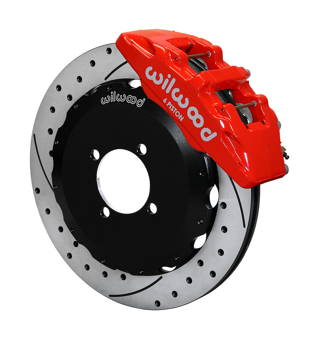 16-23 MAZDA MIATA,FRONT,13" DRILLED ROTORS,RED CALIPERS,WITH LINES