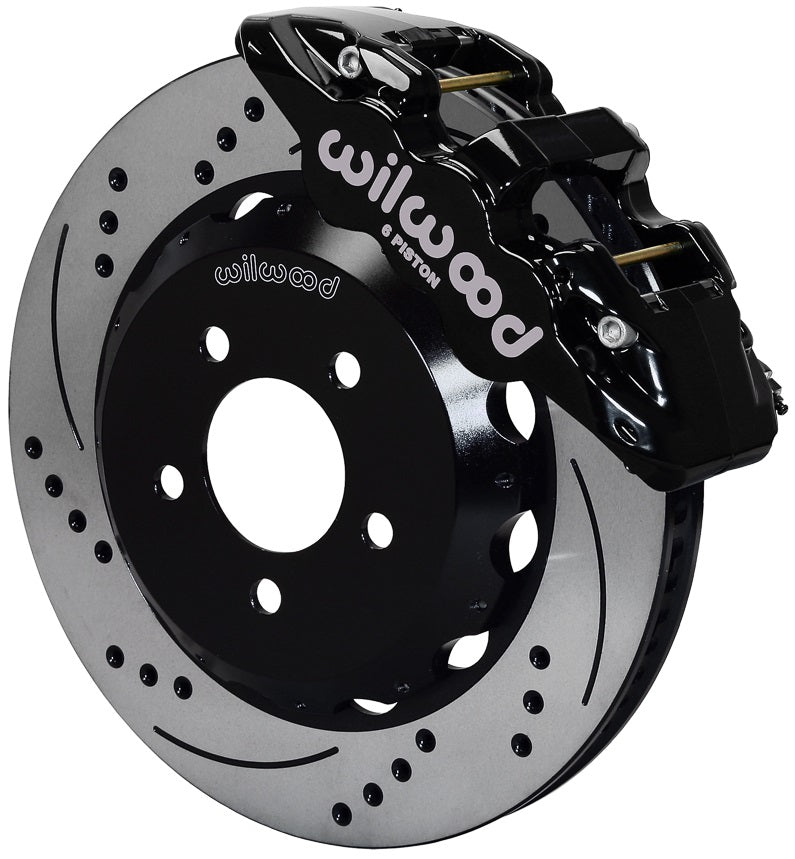 16-19 CAMARO,AERO6,FRONT,15" DRILLED,BLACK