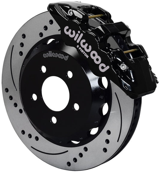 16-19 CAMARO,AERO6,FRONT,15" DRILLED,BLACK