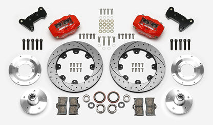 74-80 PINTO KIT,5x5",FRONT,FDL,12.19" DRILLED ROTORS,RED CALIPERS