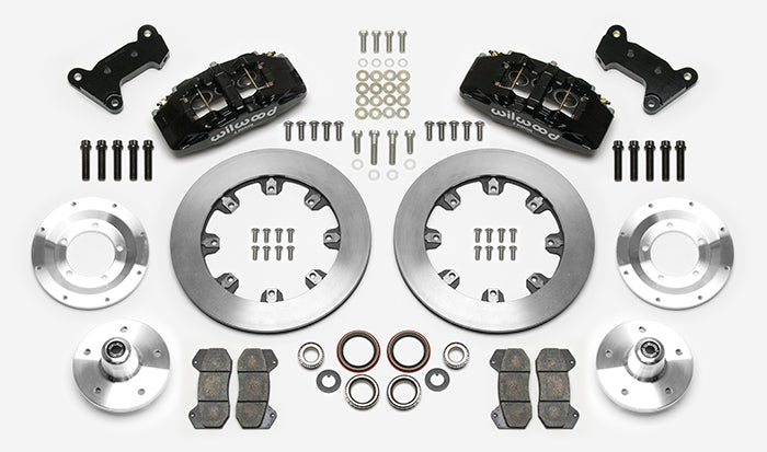 74-80 PINTO KIT,5x5",FRONT,DP6,12.19" ROTORS,6 PISTON BLACK CALIPERS