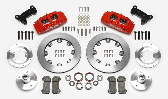 74-80 PINTO KIT,5x5",FRONT,DP6,12.19" ROTORS,6 PISTON RED CALIPERS