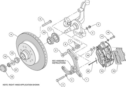 55-57,59-64 CHEVY KIT,63-64 CORVETTE,FRONT,FDL-M,11.50",R