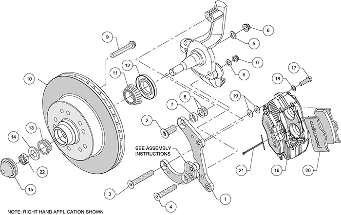 65-68 IMPALA KIT,W/OEM DRUM,FRONT,FDL-M,11.50